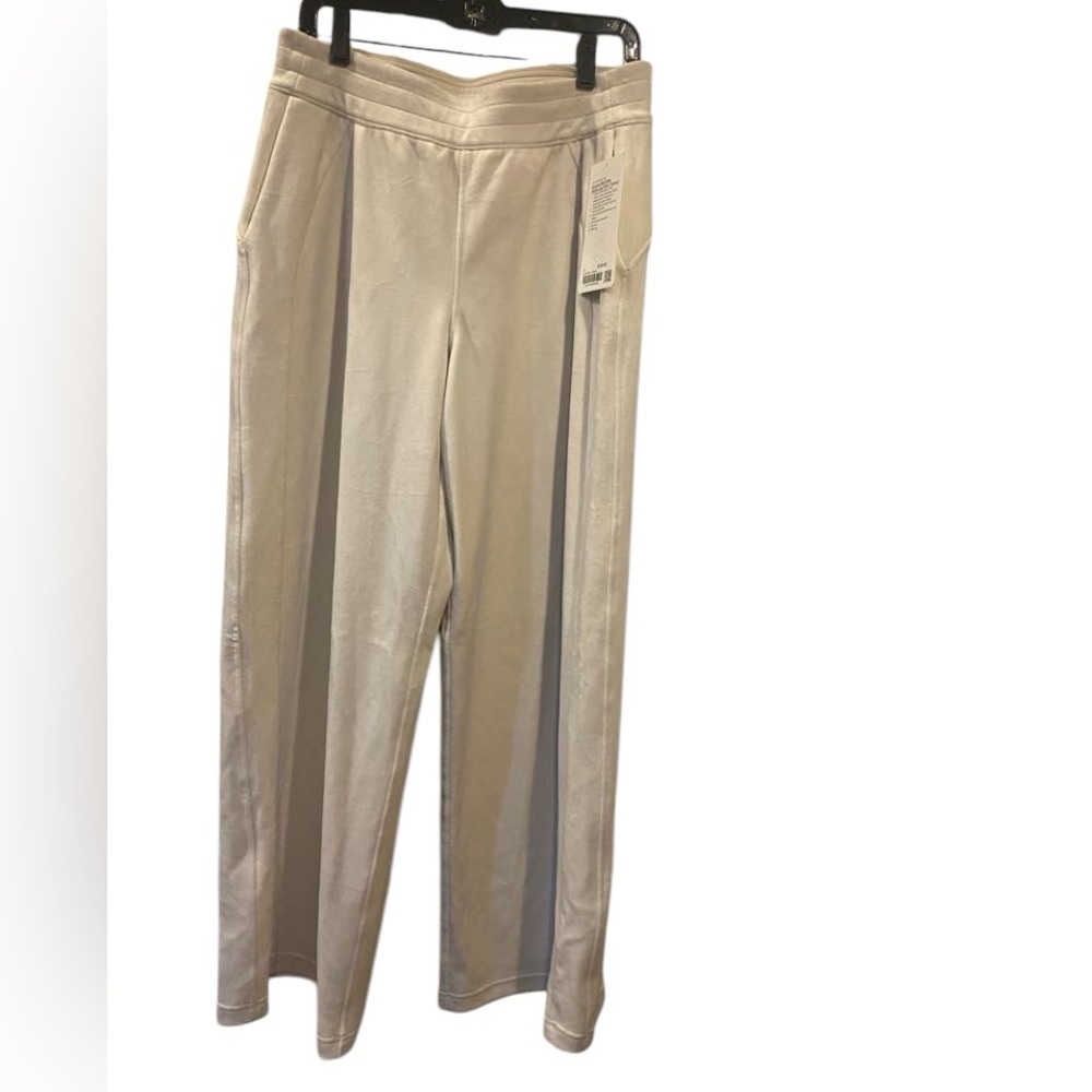 NWT Lululemon scuba MR wide leg pants velvet Size L - Picture 1 of 6